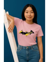 Áo Thun Unisex Batman - Cotton Dày Mềm, Hình In Siêu Anh Hùng DC Comics, Phong Cách Geeky Kiểu Dáng Thoải Mái Cho Fan