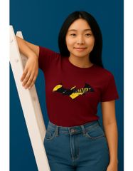 Áo Thun Unisex Batman - Cotton Dày Mềm, Hình In Siêu Anh Hùng DC Comics, Phong Cách Geeky Kiểu Dáng Thoải Mái Cho Fan