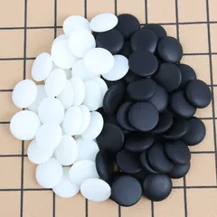Bộ Cờ Vây 120 Quân 19mm Đen Trắng - Chất Liệu Nhựa Melamine Kèm Hộp Đựng Cho Trò Chơi Giải Trí Thú Vị