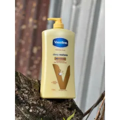 Sữa Dưỡng Thể Vaseline Intensive Deep Restore 750ml - Dưỡng Ẩm Sâu, Làm Sáng Da, Bảo Vệ Da Khỏi Ô Nhiễm