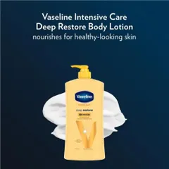 Sữa Dưỡng Thể Vaseline Intensive Deep Restore 750ml - Dưỡng Ẩm Sâu, Làm Sáng Da, Bảo Vệ Da Khỏi Ô Nhiễm