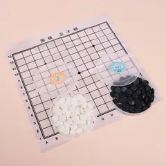 Bộ Cờ Vây 120 Quân 19mm Đen Trắng - Chất Liệu Nhựa Melamine Kèm Hộp Đựng Cho Trò Chơi Giải Trí Thú Vị