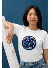 Áo Thun Unisex Siêu Anh Hùng Marvel & DC – Graphic Tee In Hình Avengers, Justice League, Cotton Thoáng Mát, Quà Tặng Fan Comic