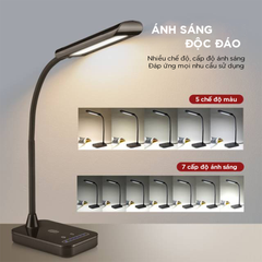 Đèn Học Chống Cận LED Taotronics TT-DL11 - Đèn Bàn Siêu Dịu, 4 Chế Độ Sáng Cho Học Tập Và Nghỉ Ngơi, Bảo Vệ Đôi Mắt