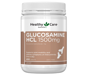 Viên Uống Healthy Care Glucosamine HCL 1500mg 400 Viên - Hỗ Trợ Sức Khỏe Xương Khớp Linh Hoạt - Sản Phẩm Từ Úc