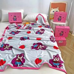 Chăn Lông Tuyết Disney Dày 2 Lớp 1.1m x 1.5m - Chăn Ngủ Cho Bé Đáng Yêu, Siêu Mềm, Ấm Áp, Quà Tặng Ý Nghĩa