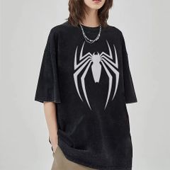 Áo Thun Nam Nữ Marvel Spider-Man Cổ Điển Phong Cách Thể Thao Vintage Thoáng Mát - Áo Thun Oversize Streetwear Độc Đáo