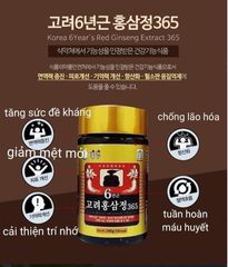 Cao hồng Hàn Quốc Korea 6 years 365 240g ( tách set) 327083