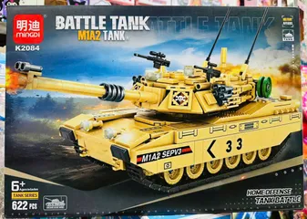 Mô Hình Xe Tăng MINGDI K2084 M1A2 Tank Battle Series - Bộ Lắp Ghép 622 Mảnh Ghép Cho Trẻ Em Phát Triển Kỹ Năng
