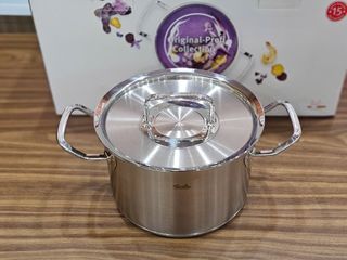 Bộ Nồi Inox Fissler Profi Set 3 Nắp - Chất Liệu Thép Không Gỉ 18/10 Cao Cấp, Dùng Trên Mọi Loại Bếp, Thiết Kế Hiện Đại, Sản Xuất Tại Đức