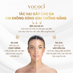 Kem Chống Nắng Makeup YOCOCI Perfect Sun Cream SPF50+ PA+++ 50g – Bảo Vệ Da Toàn Diện, Nâng Tone Tự Nhiên, Phù Hợp Mọi Loại Da
