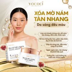 Kem Mờ Nám Tàn Nhang Yococi Blur Melasma Facial Cream 30g - Làm Sáng Da, Ngăn Ngừa Thâm Sạm và Lão Hóa Da Mặt