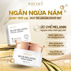 Kem Mờ Nám Tàn Nhang Yococi Blur Melasma Facial Cream 30g - Làm Sáng Da, Ngăn Ngừa Thâm Sạm và Lão Hóa Da Mặt
