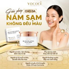 Kem Mờ Nám Tàn Nhang Yococi Blur Melasma Facial Cream 30g - Làm Sáng Da, Ngăn Ngừa Thâm Sạm và Lão Hóa Da Mặt