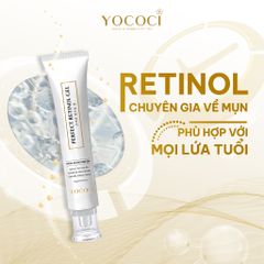 Gel Chấm Mụn YOCOCI Retinol Cao Cấp 15g – Giảm Mụn, Mờ Thâm, Ngừa Sẹo, Dưỡng Da Mịn Màng, Hỗ Trợ Làm Lành Vết Thương