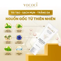 [YOCOCI chính hãng]Tẩy Tế Bào Chết Da Mặt Cao Cấp Yococi Oolong Tea Exfoliating 50g – Sáng Da, Mịn Màng, Ngừa Xỉn Màu