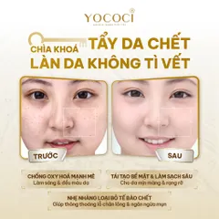 [YOCOCI chính hãng]Tẩy Tế Bào Chết Da Mặt Cao Cấp Yococi Oolong Tea Exfoliating 50g – Sáng Da, Mịn Màng, Ngừa Xỉn Màu