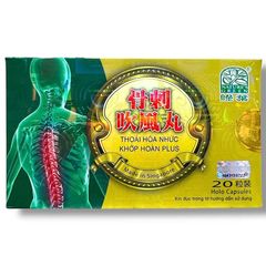 Viên uống Thoái hóa nhức khớp hoàn Plus - Giảm đau nhức xương khớp, tê bì chân tay, 20 viên - Xuất xứ Singapore - Mã 1121