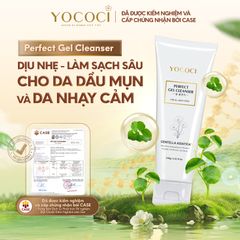 Sữa Rửa Mặt Gel Yococi Perfect 100g - Làm Sạch Dịu Nhẹ, Ngừa Mụn Cho Da Dầu, Nhạy Cảm, Giữ Ẩm Tự Nhiên, Hỗ Trợ Làm Dịu Da