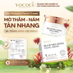 Kem Mờ Nám Tàn Nhang Yococi Blur Melasma Facial Cream 30g - Làm Sáng Da, Ngăn Ngừa Thâm Sạm và Lão Hóa Da Mặt