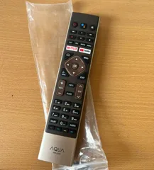 Điều Khiển GIỌNG NÓI TV Aqua Smart TV - Remote Đen ÊM NHẠY Tặng Pin, Thiết Kế Hiện Đại và Thông Minh, Thao Tác Dễ Dàng từ Xa