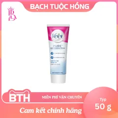 Kem Tẩy Lông Veet Pure Dành Cho Da Nhạy Cảm 50g - Tẩy Lông Nhanh Chóng, Dưỡng Ẩm, Không Kích Ứng