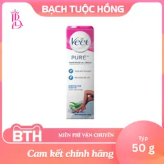 Kem Tẩy Lông Veet Pure Dành Cho Da Nhạy Cảm 50g - Tẩy Lông Nhanh Chóng, Dưỡng Ẩm, Không Kích Ứng
