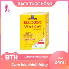 Dầu Gừng Thái Dương Giảm Đau Đầu, Đau Lưng, Đau Dây Thần Kinh - Dạng Xoa (24ml, 6ml)