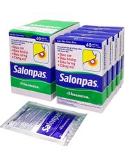 Cao Dán Giảm Đau Salonpas Hisamitsu - Hỗ Trợ Giảm Đau Cơ, Đau Lưng, Chấn Thương - Hộp 40 Miếng Chất Lượng Cao