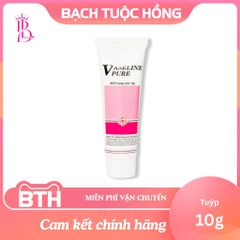 Kem Dưỡng Ẩm Vaseline Pure 10g - Không Mùi, An Toàn Cho Da Nhạy Cảm, Chăm Sóc Môi và Da Mềm Mịn