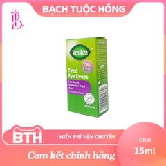 Dung dịch nhỏ mắt Vizulize Tired Eye Drop 15ml - Giúp làm dịu, phục hồi và dưỡng ẩm cho mắt mệt mỏi, đau đỏ, khó chịu