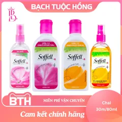 Xịt xua muỗi Soffell hương hoa - Chính hãng, hiệu quả trong 10 giờ, dưỡng ẩm da, an toàn cho mọi người, tiện lợi mang theo