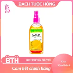 Xịt xua muỗi Soffell hương hoa - Chính hãng, hiệu quả trong 10 giờ, dưỡng ẩm da, an toàn cho mọi người, tiện lợi mang theo
