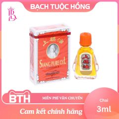 Dầu Siang Pure Thai 7ml - Giảm cảm lạnh, nhức đầu, chóng mặt, đau nhức xương khớp, côn trùng đốt - Hỗ trợ làm mát và giảm sưng đau