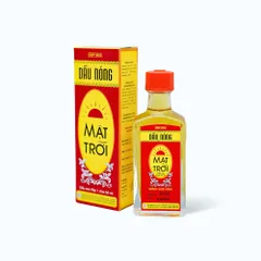 Dầu Nóng Mặt Trời 60ml - Chống Nhức Mỏi, Đau Lưng, Cảm Mạo, Giảm Tê Thấp, Dược Phẩm Chính Hãng