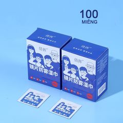 Combo Refresh Tears 15ml và Khăn Lau Mắt Kính Nano Tiện Lợi 100 Miếng - Giải Pháp Lau Kính Sạch, Ngăn Đọng Hơi Nước