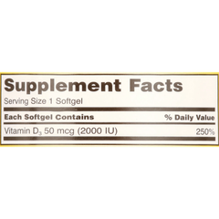 Viên Uống Vitamin D3 Kirkland Extra Strength 50mcg 2000IU - Hỗ Trợ Xương Khỏe, Tăng Cường Miễn Dịch - Lọ 600 Viên Mỹ