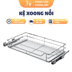Kệ Xoong Nồi Giảm Chấn Inox - Tủ Dưới, Dụng Cụ Nhà Bếp Tiện Lợi, Hỗ Trợ Sắp Xếp Gọn Gàng Căn Bếp (TV1208)