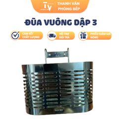 Đũa vuông dập 3 - Dụng cụ nhà bếp inox cao cấp, tiện lợi cho việc nấu ăn và thưởng thức món ngon (TV1199)