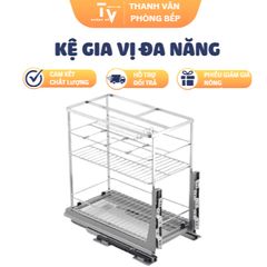 Kệ Gia Vị Đa Năng Giảm Chấn - Thiết Bị Bếp Inox Cao Cấp Tiện Lợi, Phù Hợp Mọi Căn Bếp (TV1209)