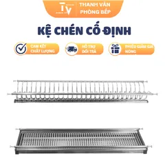 Kệ Chén Cố Định 2 Tầng Chữ V - Kệ Để Bát Inox Cao Cấp Dụng Cụ Nhà Bếp Tiện Lợi, Thẩm Mỹ (TV1210)