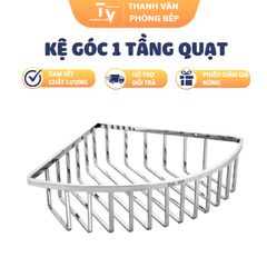 Kệ Góc 1 Tầng Inox Cao Cấp - Giải Pháp Tiết Kiệm Không Gian Cho Nhà Bếp Thông Minh (TV1165)