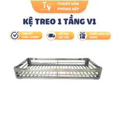 Kệ Treo 1 Tầng Inox Chất Liệu Bền Bỉ - Đồ Gia Dụng Thông Minh Cho Nhà Bếp Hiện Đại (TV1136)