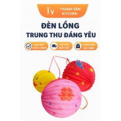 Đèn Lồng Giấy Trung Thu Đáng Yêu - Đồ Chơi Truyền Thống Tỏa Sáng cho Đêm Hội Trăng Rằm - Quà Tặng Ý Nghĩa cho Trẻ Em và Gia Đình