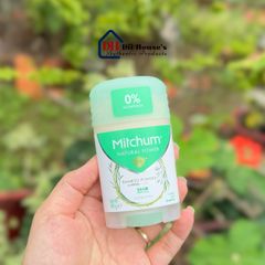 Lăn Khử Mùi Nữ Mitchum Natural Power Bamboo Eucalyptus 40g - Thoải Mái, Không Nhôm, Đậm Chất Tự Nhiên, 24 Giờ Khô Thoáng