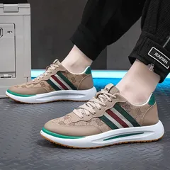 Giày Nam Da PU BX08 Thể Thao Trẻ Trung - Giày Sneakers Năng Động Chất Liệu Mềm Êm Chân, Có 3 Màu sắc Đen, Trắng, Vàng