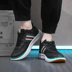 Giày Nam Da PU BX08 Thể Thao Trẻ Trung - Giày Sneakers Năng Động Chất Liệu Mềm Êm Chân, Có 3 Màu sắc Đen, Trắng, Vàng