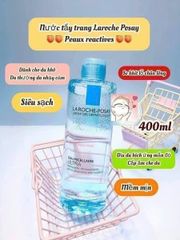 Tẩy trang La Roche-Posay Eau Micellaire Ultra 400ml - Nước tẩy trang dịu nhẹ cho da khô, nhạy cảm - Dưỡng ẩm và làm sạch hiệu quả