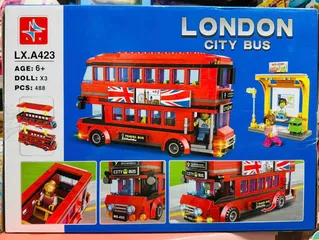 Bộ lắp ráp mô hình xe buýt London City Bus LX.A423 - Đồ chơi Lego sáng tạo cho trẻ em từ 6 tuổi trở lên