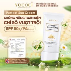 Kem Chống Nắng Makeup YOCOCI Perfect Sun Cream SPF50+ PA+++ 50g – Bảo Vệ Da Toàn Diện, Nâng Tone Tự Nhiên, Phù Hợp Mọi Loại Da
